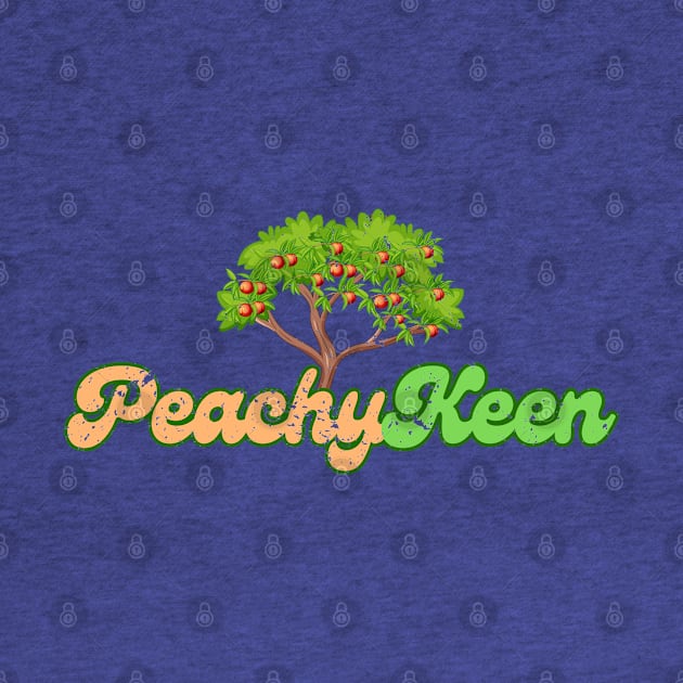 Retro 70s Slang | Peachy Keen | Groovy Vibes by JENXTEES